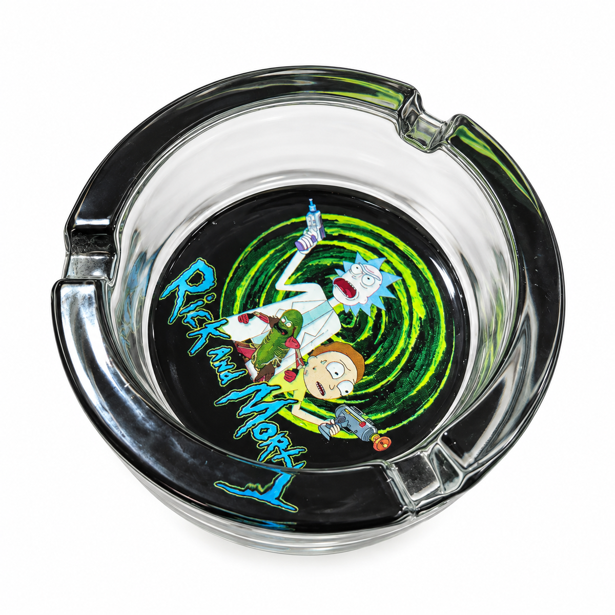 Cinzeiro de Vidro Redondo Rick e Morty