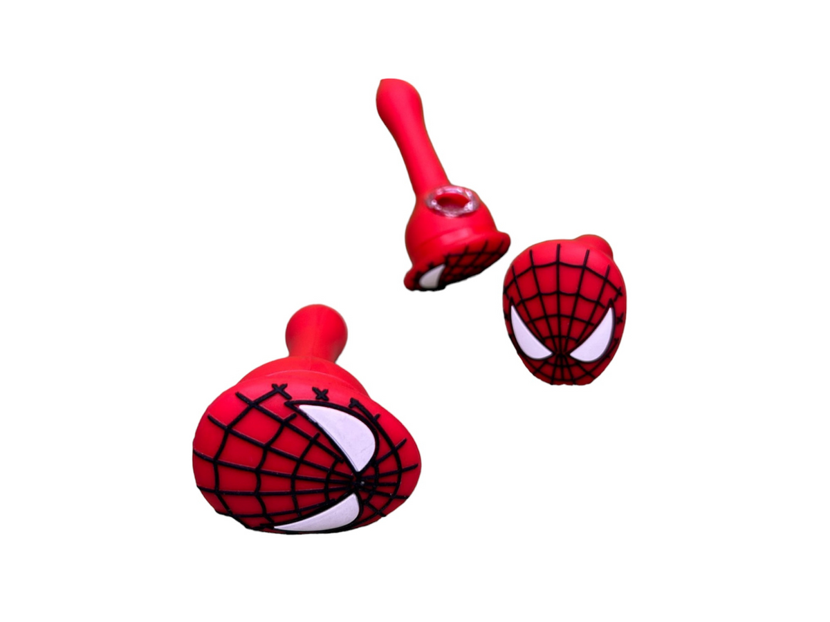 Pipe silicone Homem Aranha