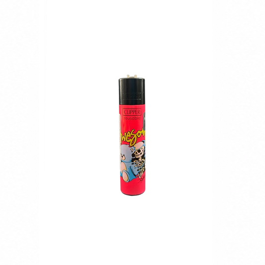 Isqueiro Clipper Bear Skulls Grande