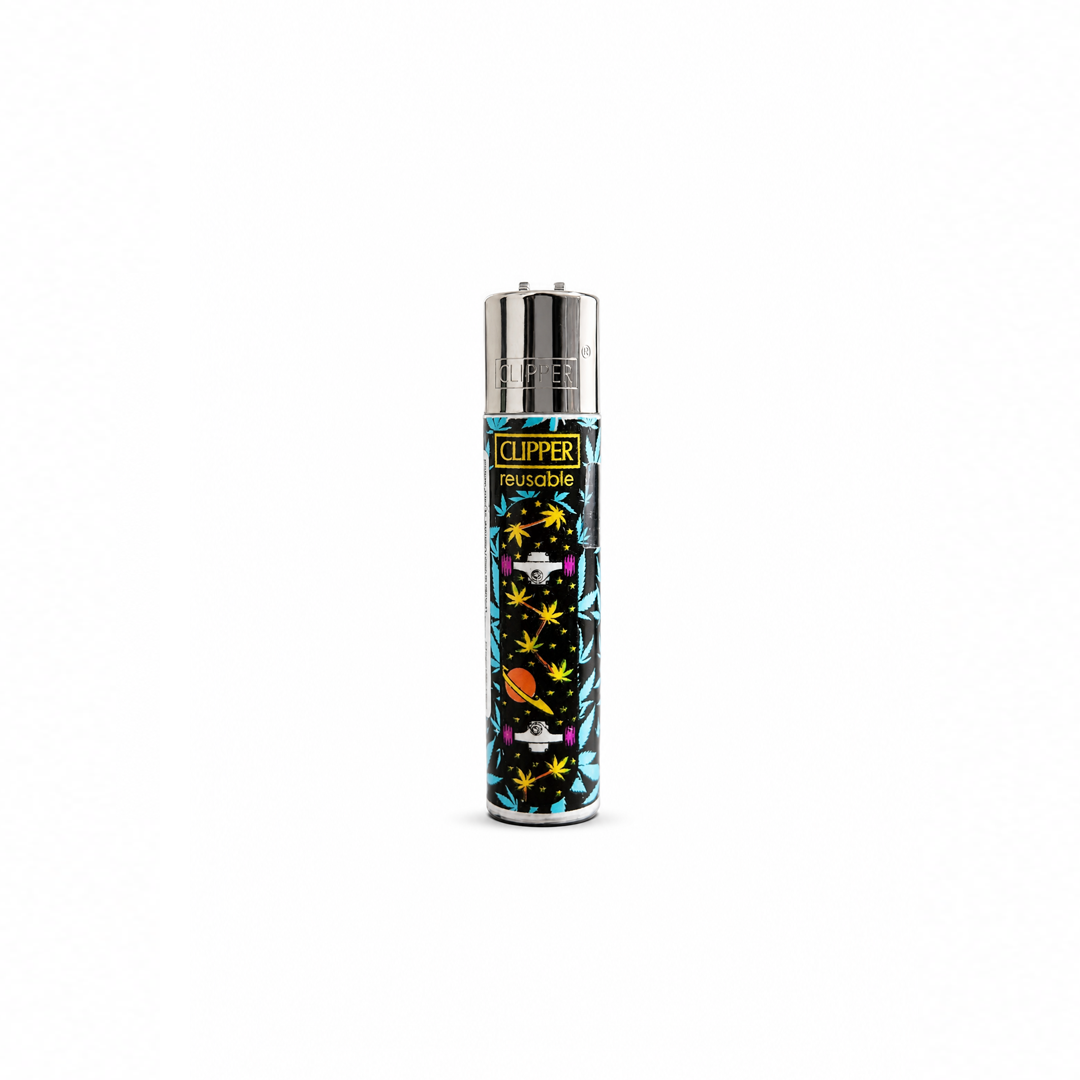 Isqueiro Clipper Weed Boarding Grande