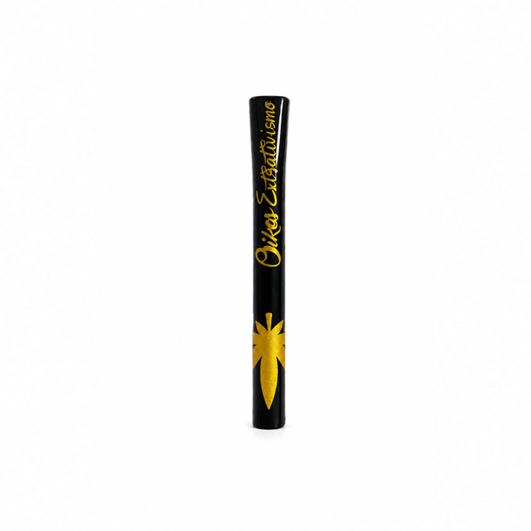 Piteira de Vidro Oikos Black Leaf Grande