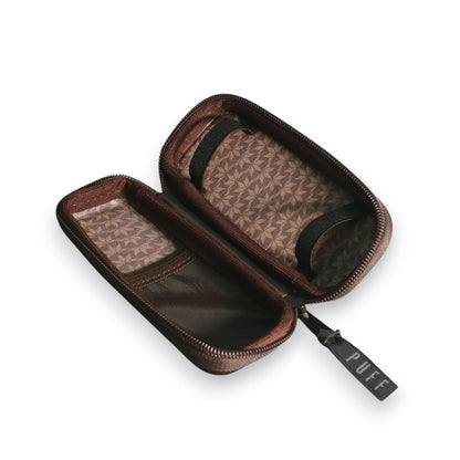 Case Puff Mini Marrom