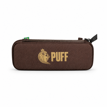 Case Puff Slim Marrom