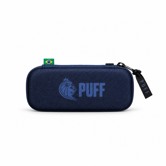 Case Puff Mini Azul Marinho