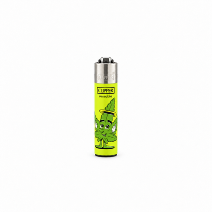 Isqueiro Clipper Leaf People Mini *avariado*
