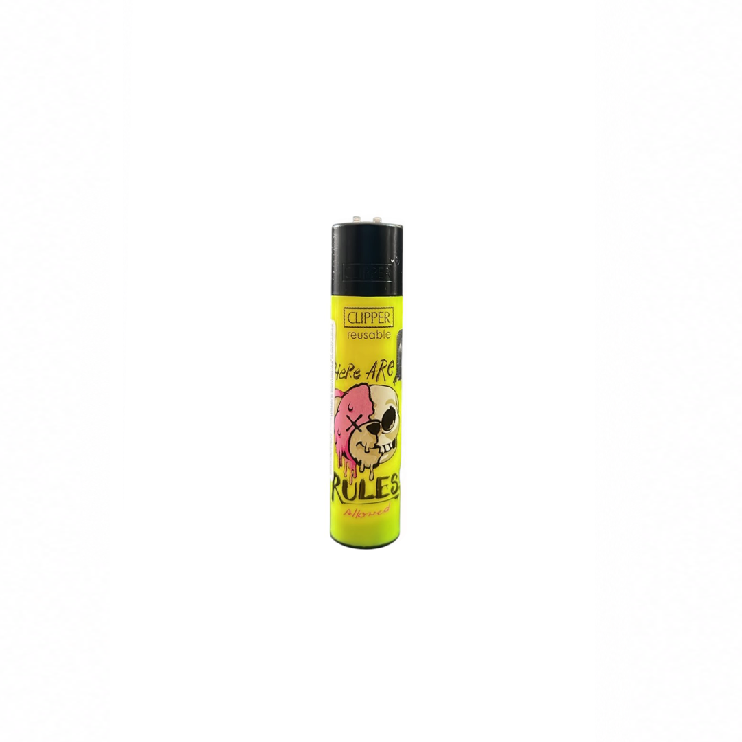 Isqueiro Clipper Bear Skulls Grande