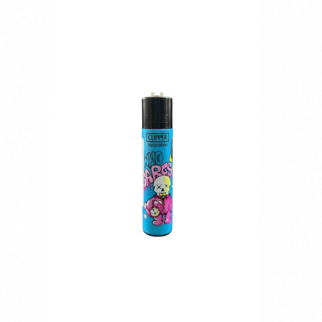 Isqueiro Clipper Bear Skulls Grande