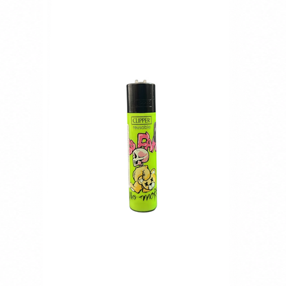 Isqueiro Clipper Bear Skulls Grande