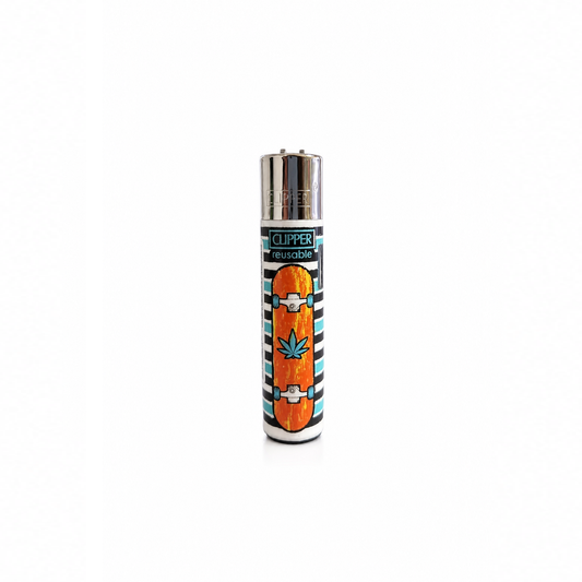 Isqueiro Clipper Weed Boarding Grande