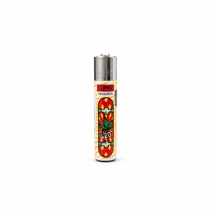 Isqueiro Clipper Weed Boarding Grande