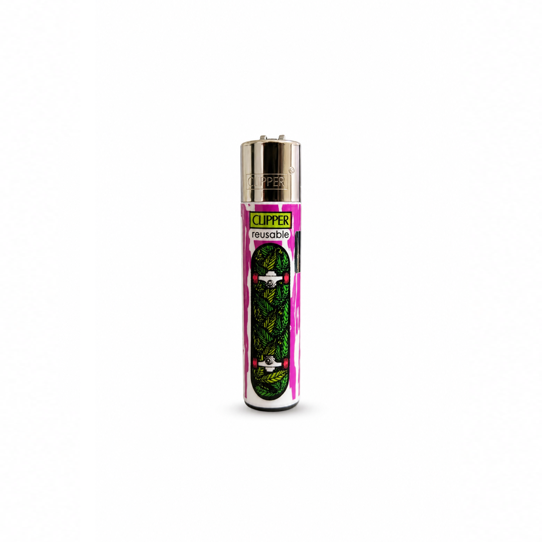 Isqueiro Clipper Weed Boarding Grande