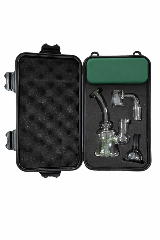 Kit Bong de Vidro + Slick de Silicone
