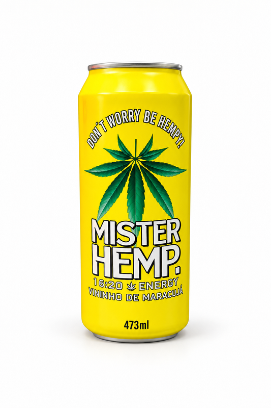 Energético Mister Hemp Maracujá 473ML
