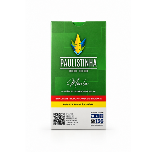 Palheiro Paulistinha Menta C/20