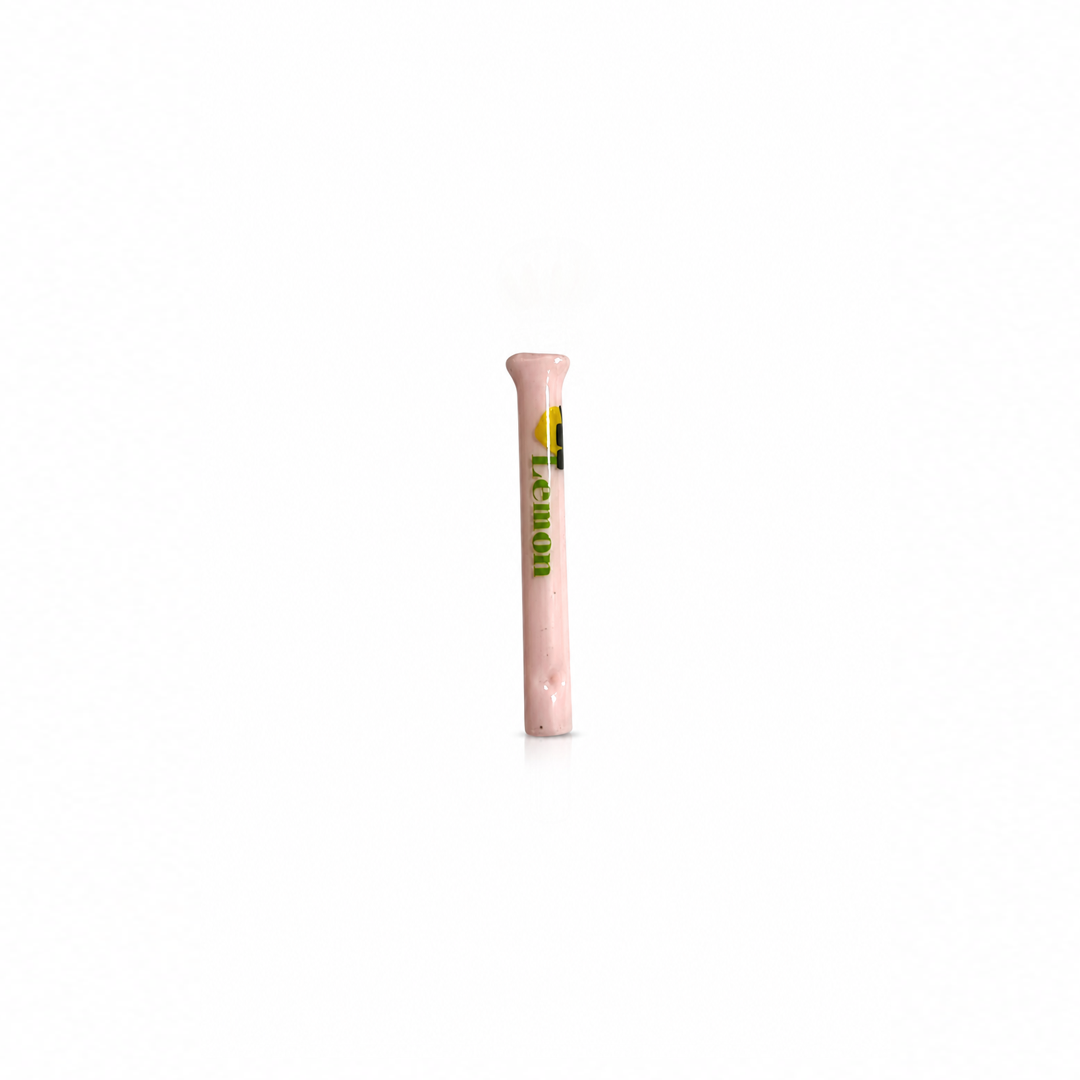 Piteira de Vidro Lemon Rosa