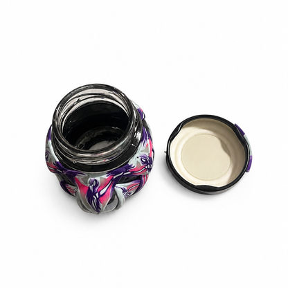 Pote de Vidro Cerâmica Plástica 40ML