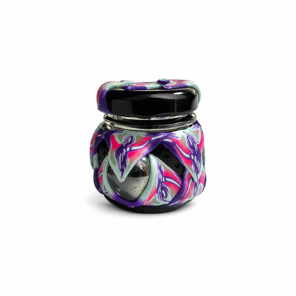 Pote de Vidro Cerâmica Plástica 40ML