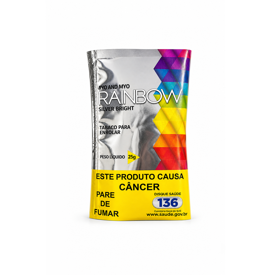 Tabaco Rainbow Prata 25G