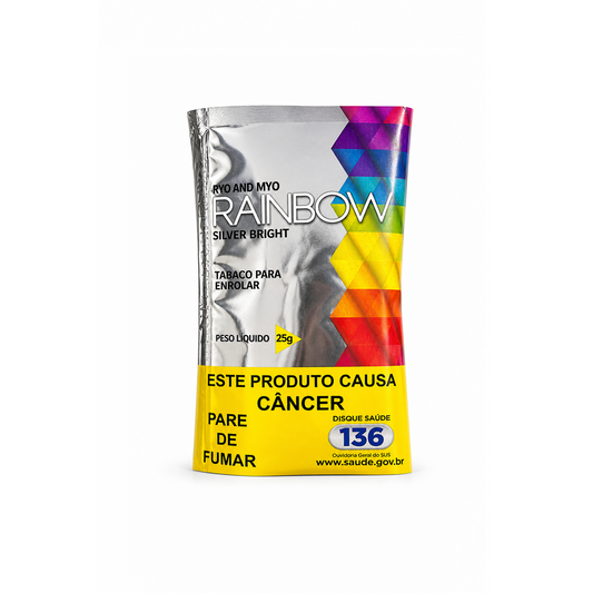 Tabaco Rainbow Prata 25G
