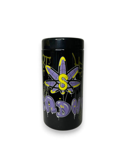 Pote Hermético Vidro Sadhu - Black Edition 1000ML