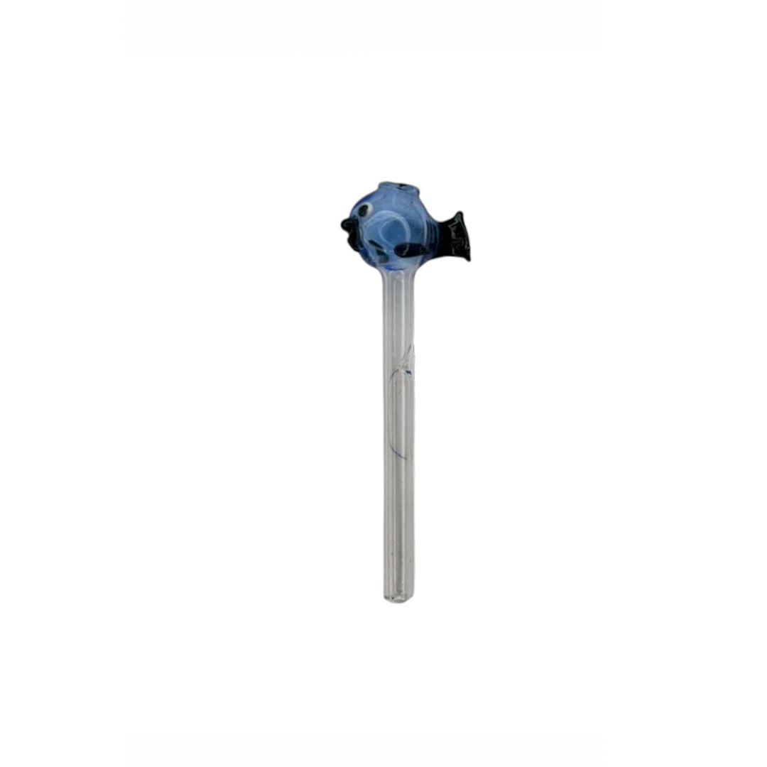 Piteira Vidro Peixe Azul
